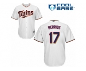 Men's Majestic Minnesota Twins #17 Jose Berrios Authentic White Home Cool Base MLB Jersey