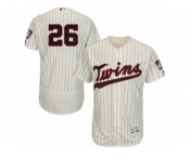 Men's Majestic Minnesota Twins #26 Max Kepler Cream Flexbase Authentic Collection MLB Jersey