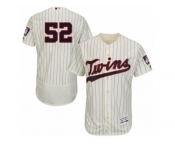 Men's Majestic Minnesota Twins #52 Byung-Ho Park Cream Flexbase Authentic Collection MLB Jersey