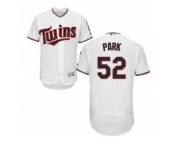 Men's Majestic Minnesota Twins #52 Byung-Ho Park White Flexbase Authentic Collection MLB Jersey