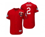 Men's Minnesota Twins #2 Brian Dozier 2017 Spring Training Flex Base Authentic Collection Stitched Baseball Jersey
