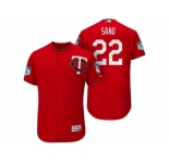 Men's Minnesota Twins #22 Miguel Sano 2017 Spring Training Flex Base Authentic Collection Stitched Baseball Jersey