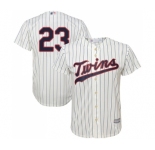 Men's Minnesota Twins #23 Nelson Cruz Replica Cream Alternate Cool Base Baseball Jersey