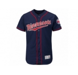 Men's Minnesota Twins Majestic Alternate Blank Navy Flex Base Authentic Collection Team Jersey