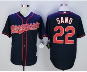 Minnesota Twins #22 Miguel Sano Blue New Cool Base Stitched MLB Jersey