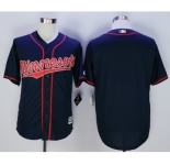 Minnesota Twins Blank Blue New Cool Base Stitched MLB Jersey