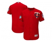 Minnesota Twins Blank Red 2017 Spring Training Flexbase Authentic Collection Stitched Baseball Jersey