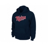 Minnesota Twins Majestic Fleece Hitter Navy MLB Hoodie