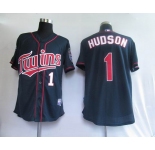 mlb jerseys minnesota twins #1 hudson blue