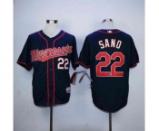 mlb jerseys minnesota twins #22 sano blue[sano]