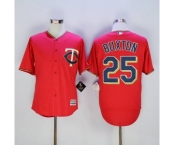 mlb jerseys minnesota twins #25 byron buxton red