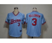 mlb jerseys minnesota twins #3 killebrew blue  M&N