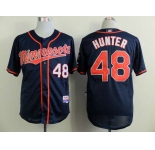 mlb jerseys minnesota twins #48 hunter blue[hunter]