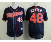 mlb jerseys minnesota twins #48 hunter blue[hunter]
