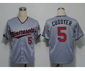 mlb jerseys minnesota twins #5 cuddyer grey[2011 minnesota]
