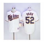 mlb jerseys minnesota twins #52 park white