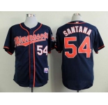 mlb jerseys minnesota twins #54 santana blue