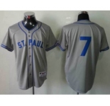 mlb jerseys minnesota twins #7 mauer grey[2013]
