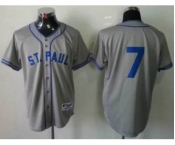mlb jerseys minnesota twins #7 mauer grey[2013]