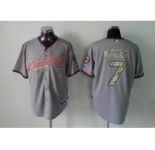 mlb jerseys minnesota twins #7 mauer grey[number camo]