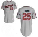 mlb minnesota twins #25 thome  grey 2010