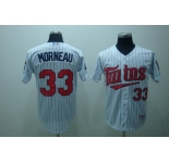 mlb minnesota twins #33 morneau white(blue strip)2010