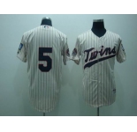 mlb minnesota twins #5 cuddyer cream(50th)