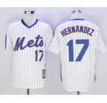 Men New York Mets #17 Keith Hernandez Majestic White Cool Base Cooperstown Collection Player Jersey