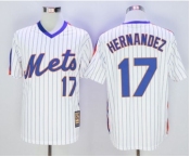 Men New York Mets #17 Keith Hernandez Majestic White Cool Base Cooperstown Collection Player Jersey