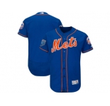Men New York Mets Customized Majestic Royal 2018 Spring Training Flex Base Team Jersey