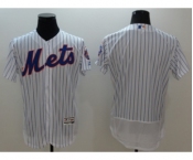 Men New York Mets Majestic Blank White Flexbase Authentic Collection Team Jersey