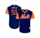 Men's 2017 Little League World Series Mets Paul Sewald #51 Paulie Royal Jersey
