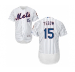 Men's Majestic New York Mets #15 Tim Tebow White Flexbase Authentic Collection MLB Jersey
