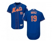 Men's Majestic New York Mets #19 Jay Bruce Royal Blue Flexbase Authentic Collection MLB Jersey