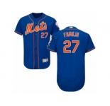 Men's Majestic New York Mets #27 Jeurys Familia Royal Blue Flexbase Authentic Collection MLB Jersey
