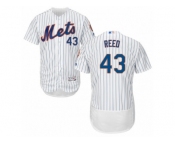 Men's Majestic New York Mets #43 Addison Reed White Flexbase Authentic Collection MLB Jersey