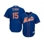 Men's New York Mets #15 Tim Tebow Majestic Blue Cool Base Player Jersey