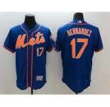 Men's New York Mets #17 Keith Hernandez Majestic Royal Blue Flexbase Authentic Collection Player Jersey