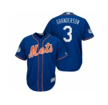Men's New York Mets #3 Curtis Granderson 2017 Spring Training Cool Base Stitched MLB Jersey