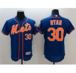 Men's New York Mets #30 Nolan Ryan Majestic Royal Blue Flexbase Authentic Collection Player Jersey