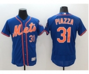 Men's New York Mets #31 Mike Piazza Majestic Royal Blue Flexbase Authentic Collection Player Jersey