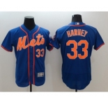 Men's New York Mets #33 Matt Harvey Majestic Royal Blue Flexbase Authentic Collection Player Jersey