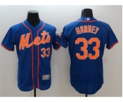 Men's New York Mets #33 Matt Harvey Majestic Royal Blue Flexbase Authentic Collection Player Jersey