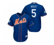 Men's New York Mets #5 David Wright 2017 Spring Training Cool Base Stitched MLB Jersey