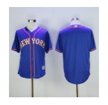 Men's New York Mets Blank Majestic Royal Alternate Cool Base Jersey