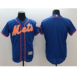 Men's New York Mets Blank Majestic Royal Blue Flexbase Authentic Collection Jersey