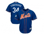 New York Mets #34 Noah Syndergaard Royal 2017 Spring Training New Cool Base Stitched Baseball Jersey