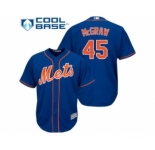 New York Mets #45 Tug McGraw Blue Alternate Home Cool Base Stitched Baseball Jersey