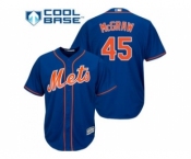 New York Mets #45 Tug McGraw Blue Alternate Home Cool Base Stitched Baseball Jersey