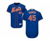 New York Mets #45 Tug McGraw Blue Flexbase Authentic Collection Stitched Baseball Jersey